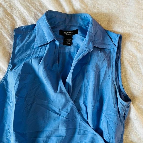 EXPRESS blue top - Picture 10 of 15